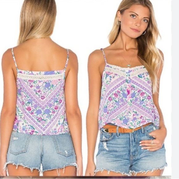 Spell Tops - HOLD Spell and the Gypsy Collective Babushka Cami Camisole XS EXCELLENT